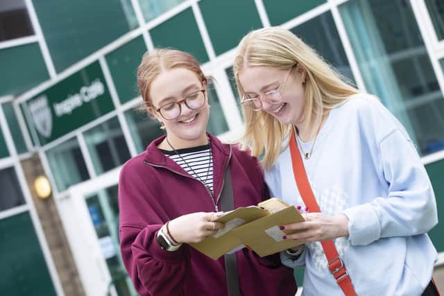 Twins Bethany and Caitlin Monk are hoping to study history at Newcastle University.