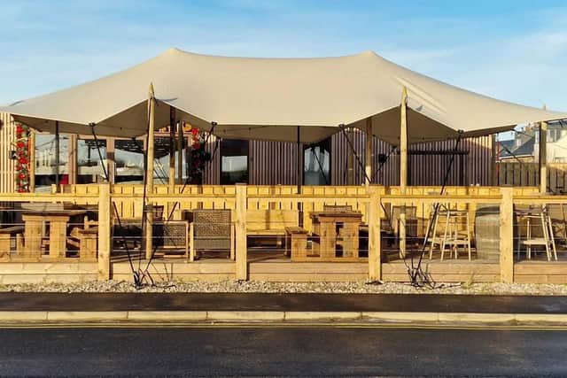 The Landing restaurant in Beadnell. Photo: Xsite Architecture.