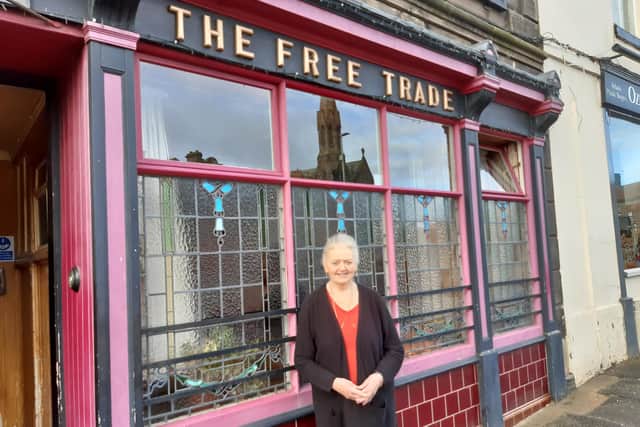 Brenda Collins has clocked up 50 years as landlady at The Free Trade Inn, Berwick.
