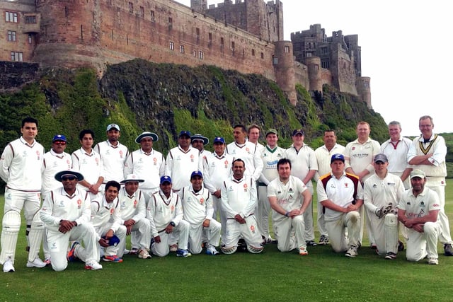 Teams line up for a fixture in Bamburgh in 2015.