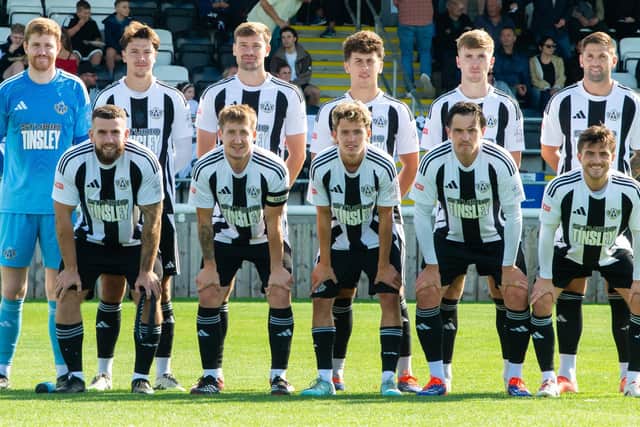 Ashington's starting XI versus Bridlington at Woodhorn Lane. Picture: Ian Brodie