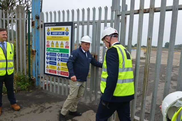 Official works start on the Britishvolt's new gigafactory in Cambois.