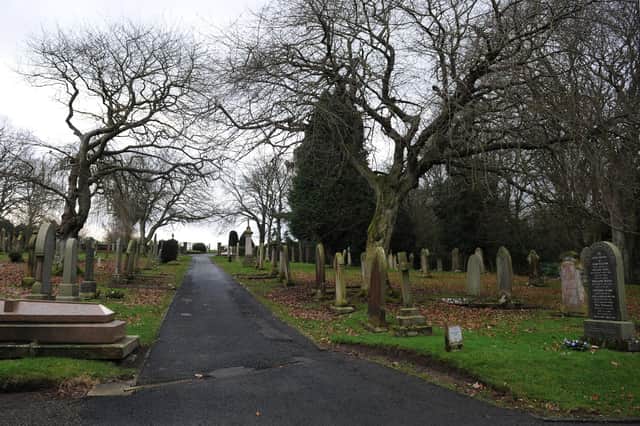Tweedmouth Cemetery.