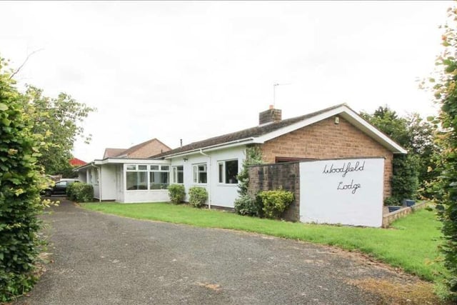 Woodfield Lodge is a large detached bungalow occupying a magnificent site extending to approximately 0.65 acres on the west side of Seghill. It is on sale through Renown for £695,000.