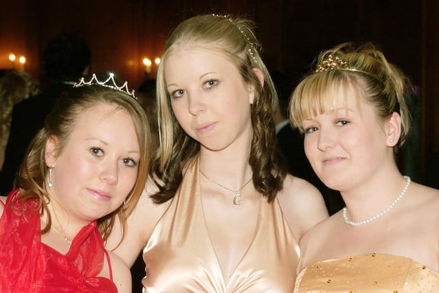 Ready to party at the Coquet High School 2007 prom.