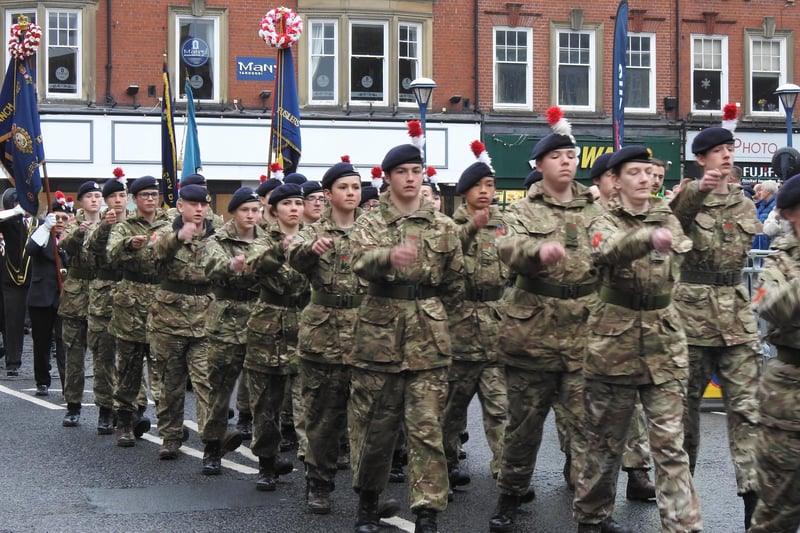 Cadets also took part in the parade.