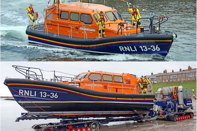 Seahouses has welcomed its new lifeboat.