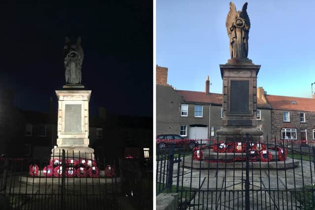 Pictures of the Castlegate War Memorial by Alan Hughes.