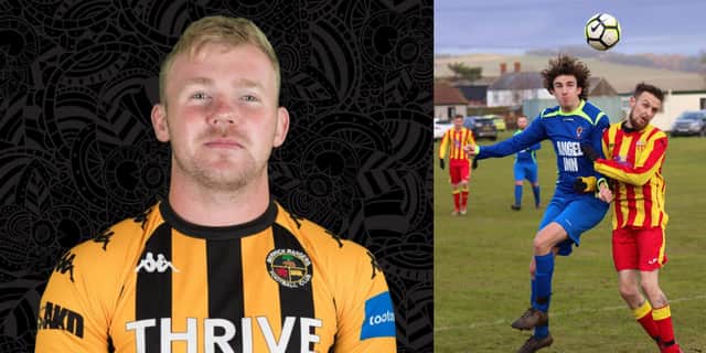 Lewis Allan, who scored for Berwick on Saturday, and action from Wooler v Longhioughton Rangers in the North Northumberland League.