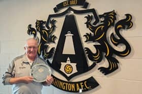 Brian Bennett has worked with The Colliers for 50 years. (Photo by Ashington AFC)