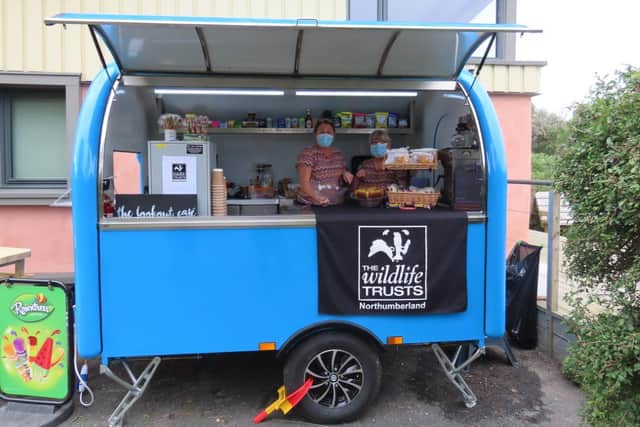 The new catering unit at Hauxley nature reserve.