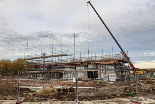 The hotel is being built on the Willowburn Trading Estate.