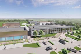 A CGI image of what the new Astley High School in Northumberland will look like. Photo: Northumberland County Council.