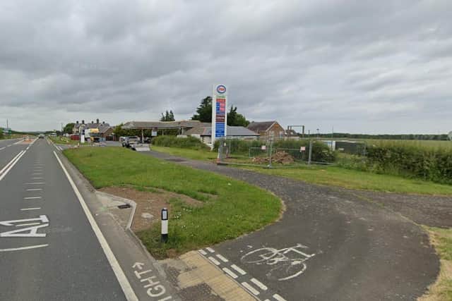 The proposed glamping site is on land behind Lindisfarne Services. Picture: Google