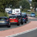 Traffic on the single-lane section of the A1 in Northumberland. Photo: NCJ Media.