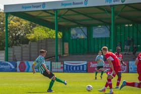 Action from Blyth's friendly with Middlesbrough U21s. Picture by Paul Scott.