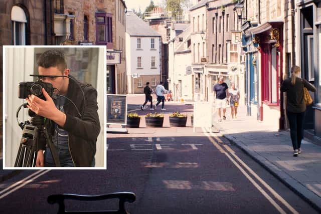 Filmmaker and Alnwick resident Gabriel Brown has made #ALNWICKSBACK to support the town's business as they cautiously emerge from lockdown.