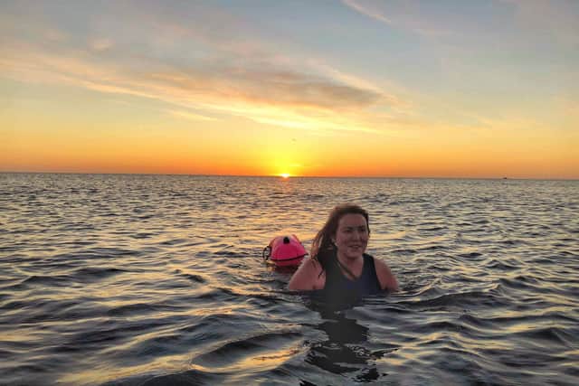 Clare Jones will be doing most of her swims at Low Newton. Picture: Karen Robinson