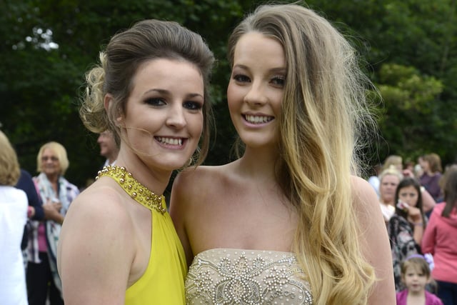 Duchess's High School prom 2014. Alice Anderson and Bethy Pattinson.