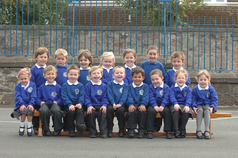 New starters at Spittal First School in 2012.