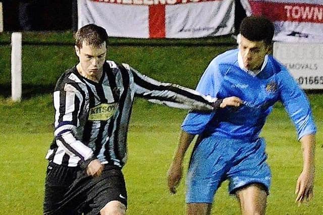 Tony Brown in his Alnwick Town days. Picture: Steve Miller