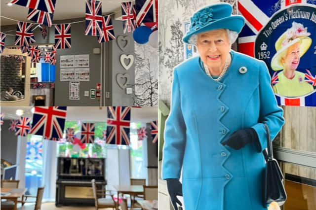 Waterloo Rest Home decked out ready for their Queen's Jubilee party.