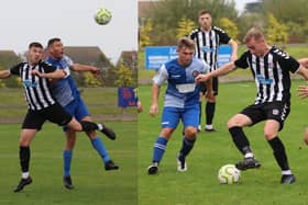 Action from North Sunderrland v Newbiggin in the NFA Minor Cup, which Newbiggin won 3-0.