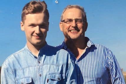 Tom Clark, 27, is running the London Marathon in memory of his dad to raise money for World Cancer Research Fund (WCRF.