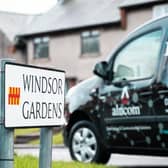 Windsor Gardens in Alnwick is one of the areas where ultrafast broadband is being delivered. Picture: Alncom