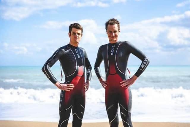 Alistair Brownlee (right) won gold at the London 2012 Olympics and the Rio 2016 Olympics. Jonny Brownlee (left) won medals at both events and a thrid medal in Tokyo in 2021.