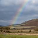 A rainbow near Doddington in Northumberland. Picture by Jane Coltman