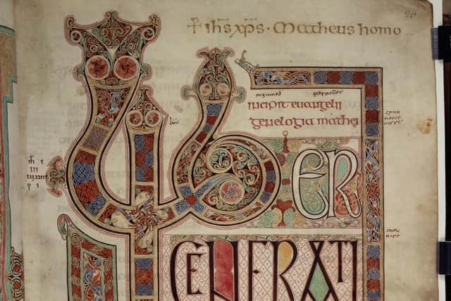 The Lindisfarne Gospels. Picture: British Library