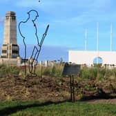 The plaques could be added alongside the statue and cenotaph at Whitley Bay War Memorial. (Photo by LDRS)
