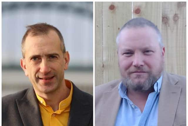 Dr Aidan King and Paul Donaghy.