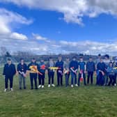 Sixth form students from Duchess's Community High School in Alnwick organised a Nerf battle.