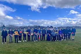 Sixth form students from Duchess's Community High School in Alnwick organised a Nerf battle.
