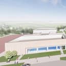 A CGI of the new school.