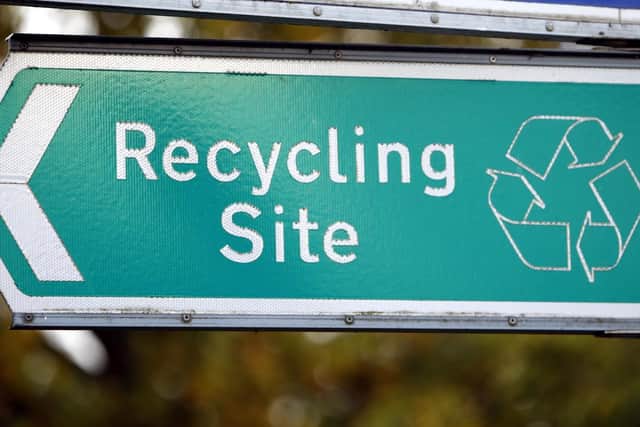 A record amount of waste from Northumberland households was wrongly placed in recycling bins last year, new figures show.