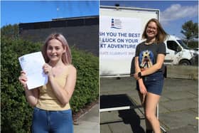 Erin O'Brien of Astley Community High School in Seaton Delaval and Lily Tibbitts of James Calvert Spence College in Amble.