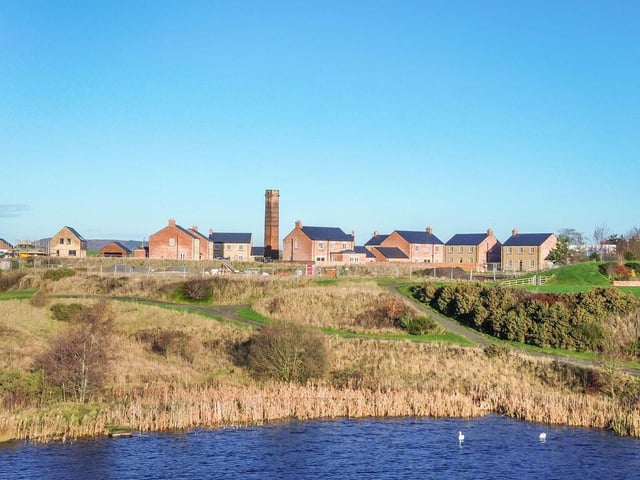 The Scandi overlooks three lakes.