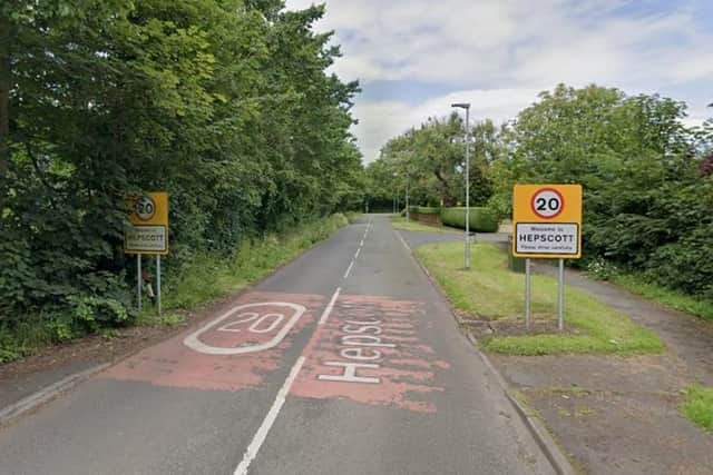 There is a 20mph zone through the village for approximately one mile. Picture by Google.