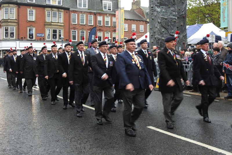 Veterans also took part in the parade.