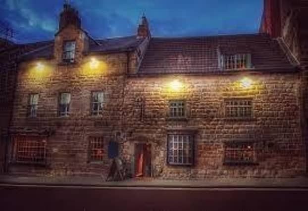 The outside of The Dirty Bottles, Alnwick.