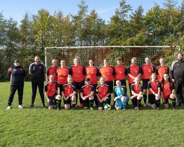 Bedlington Belles who lost 3-2 to Newcastle East End Reserves in the NFA Cup.