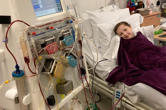 Alyssa Mulvey in the Great North Children's Hospital at the RVI.