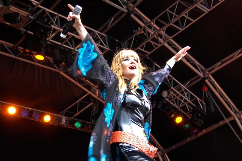 Toyah was a big hit with the Alnwick Castle crowd back in 2007.