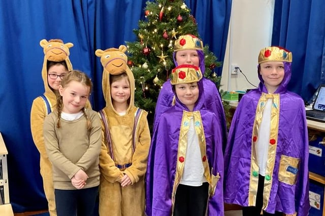 Christmas at Broomhill First School.