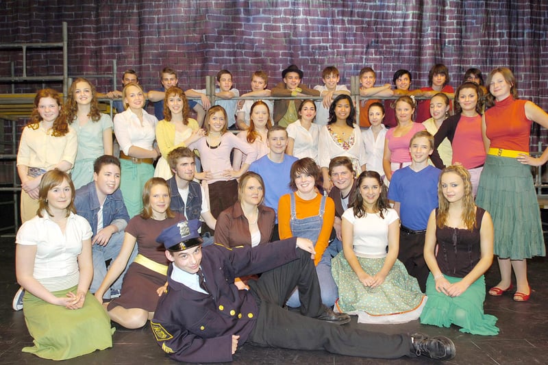 The cast of West Side Story by Duchess's High School students in April 2007.