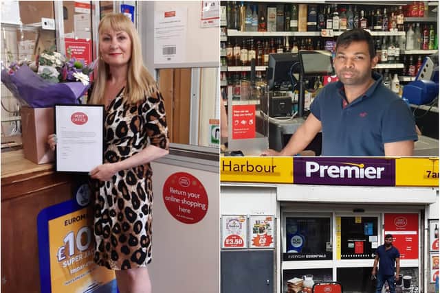 Susan Swinhoe has retired as postmistress, with services moving to Sugarnan Ramachandran's store at Newburgh Street.