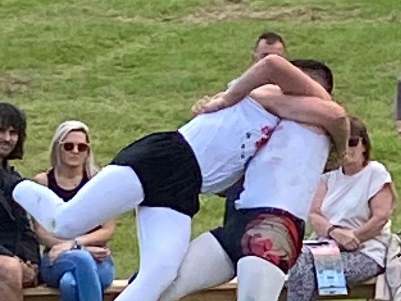 Wrestling.